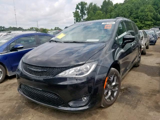 2C4RC1EG3JR292552 - 2018 CHRYSLER PACIFICA T BLACK photo 2