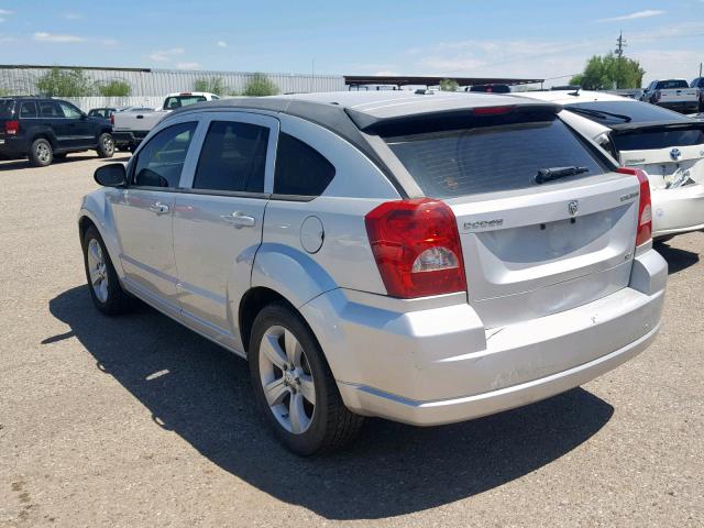 1B3CB4HA9AD552605 - 2010 DODGE CALIBER SX SILVER photo 3