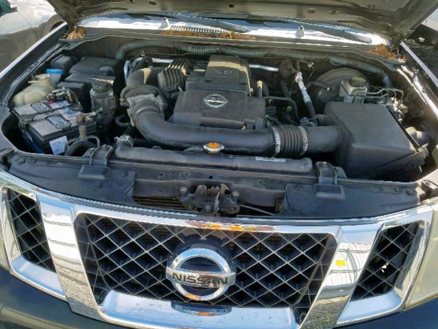 5N1AR18B68C660751 - 2008 NISSAN PATHFINDER BLACK photo 7