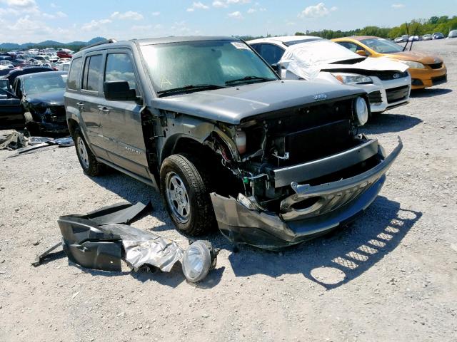 1C4NJPBA5ED575213 - 2014 JEEP PATRIOT SP GRAY photo 1