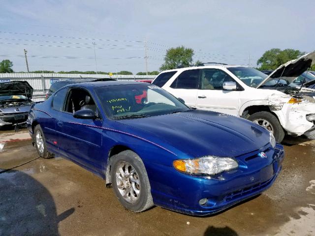 2G1WX12K239311412 - 2003 CHEVROLET MONTE CARL 蓝色 照片 1