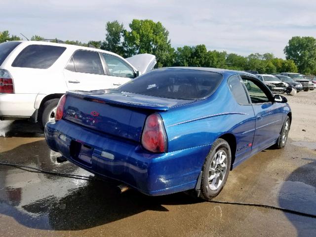2G1WX12K239311412 - 2003 CHEVROLET MONTE CARL 蓝色 照片 4