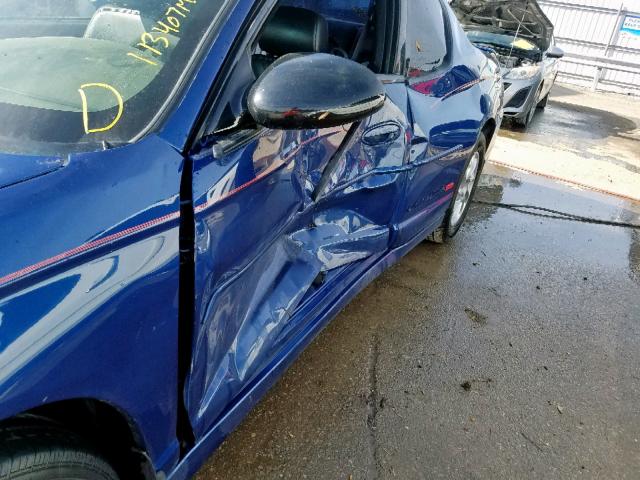 2G1WX12K239311412 - 2003 CHEVROLET MONTE CARL 蓝色 照片 9