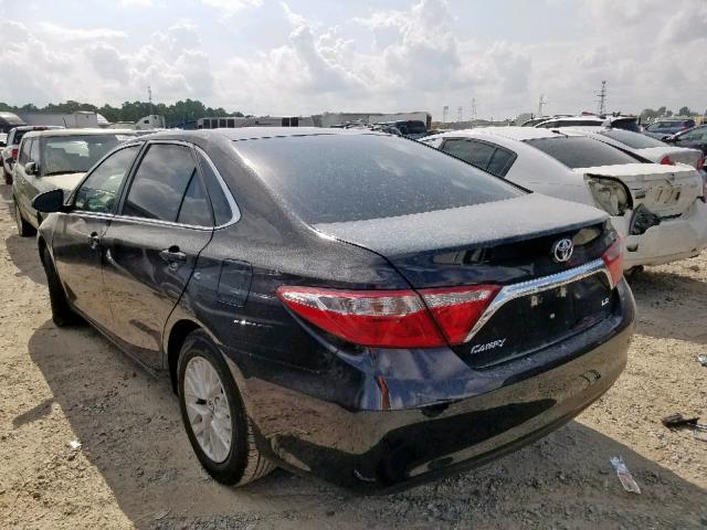 4T4BF1FK8GR576753 - 2016 TOYOTA CAMRY LE BLACK photo 3
