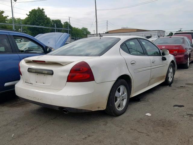 2G2WP552481185087 - 2008 PONTIAC GRAND PRIX WHITE photo 4
