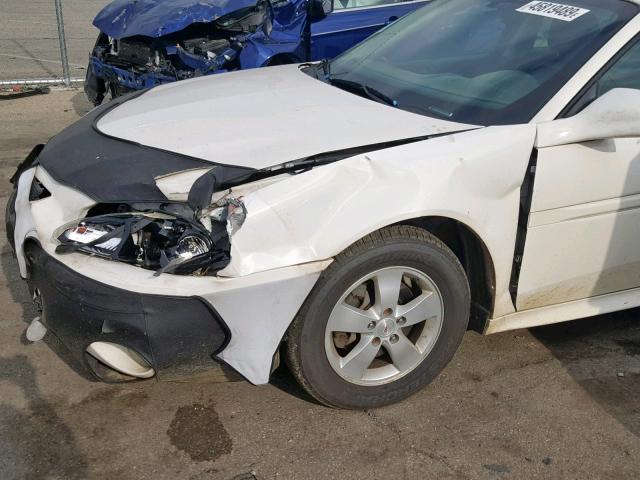 2G2WP552481185087 - 2008 PONTIAC GRAND PRIX WHITE photo 9