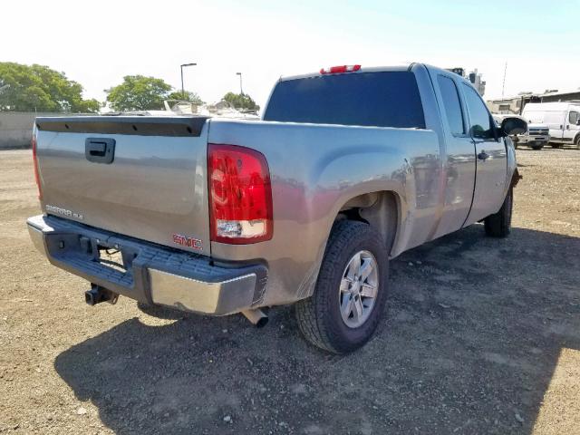 2GTEC19J181104723 - 2008 GMC SIERRA C15 GRAY photo 4