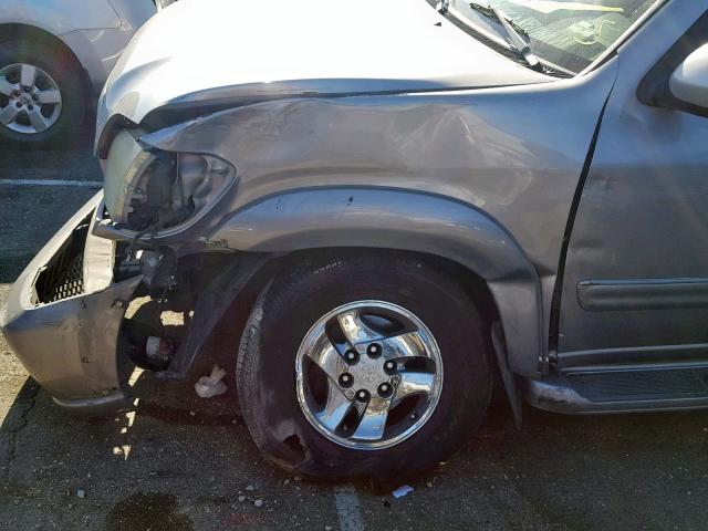 5TDZT38A02S080297 - 2002 TOYOTA SEQUOIA LI SILVER photo 9