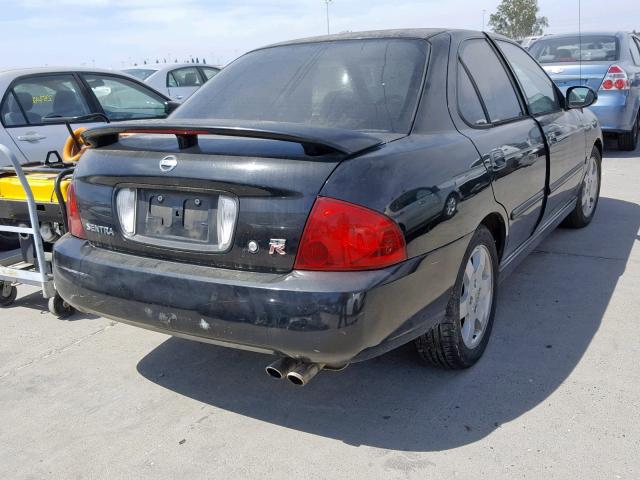 3N1AB51A35L531385 - 2005 NISSAN SENTRA SE- BLACK photo 4