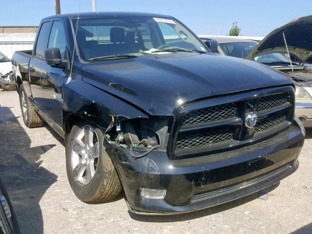 1C6RD7FT0CS335300 - 2012 DODGE RAM 1500 S BLACK photo 1