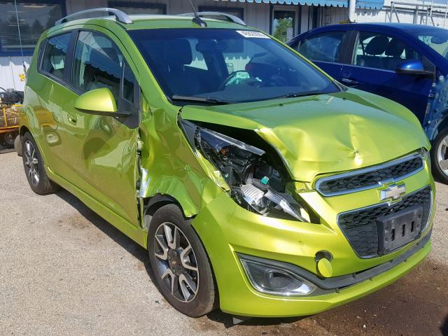 KL8CF6S95DC527362 - 2013 CHEVROLET SPARK 2LT GREEN photo 1