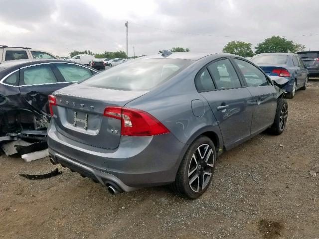 YV126MFL5H2421786 - 2017 VOLVO S60 GRAY photo 4