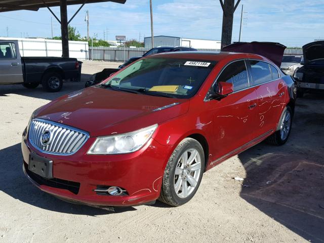 1G4GC5ED3BF340365 - 2011 BUICK LACROSSE C RED photo 2