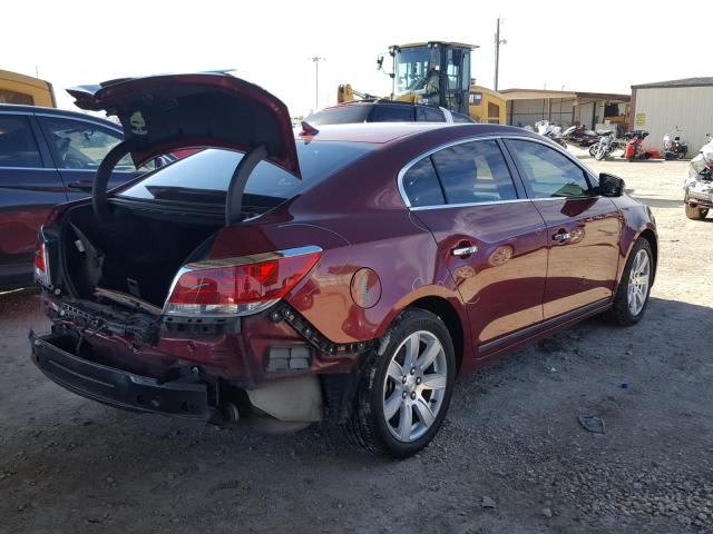 1G4GC5ED3BF340365 - 2011 BUICK LACROSSE C RED photo 4