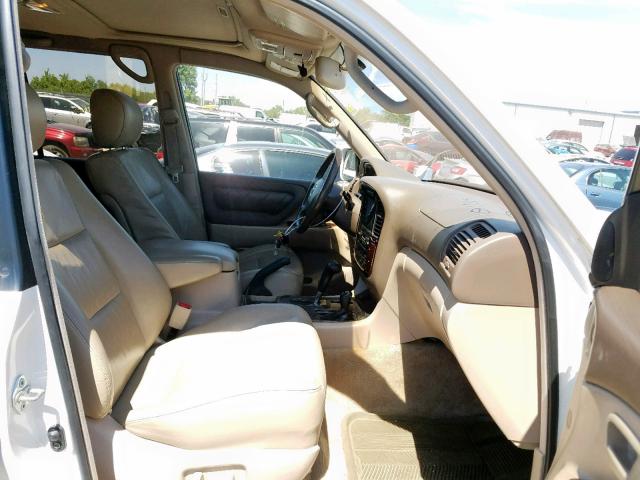 JTEHT05J712011364 - 2001 TOYOTA LAND CRUIS WHITE photo 5