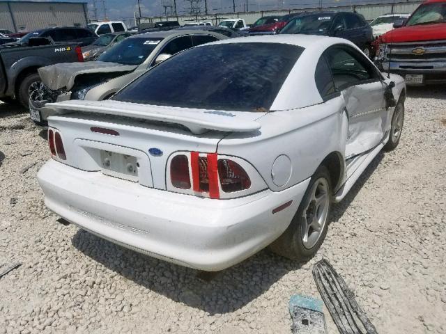 1FALP42X6VF124102 - 1997 FORD MUSTANG GT WHITE photo 4