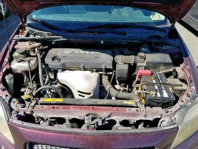 JTKDE167250051710 - 2005 TOYOTA SCION TC იასამნისფერი ფოტო 7