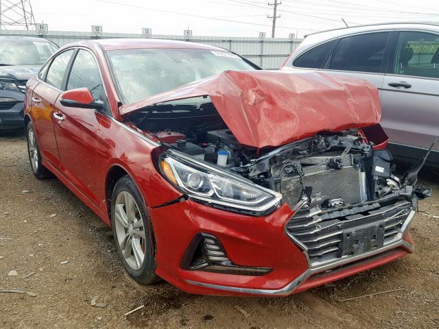 5NPE34AF2JH598362 - 2018 HYUNDAI SONATA SPO RED photo 1