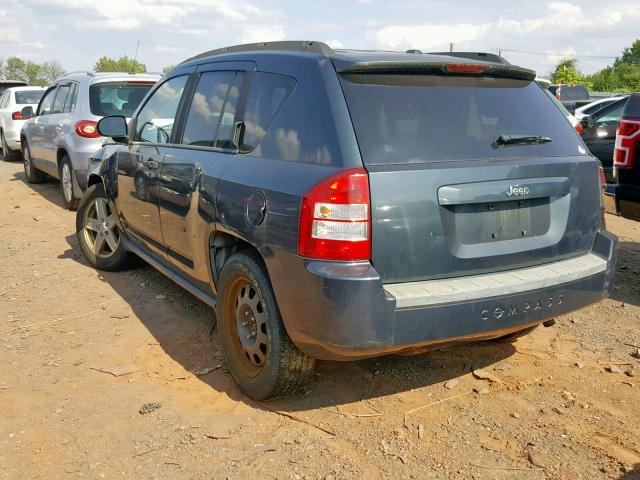 1J8FT47WX7D112304 - 2007 JEEP COMPASS BLUE photo 3