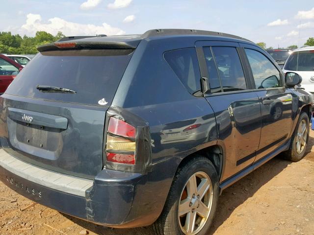 1J8FT47WX7D112304 - 2007 JEEP COMPASS BLUE photo 4