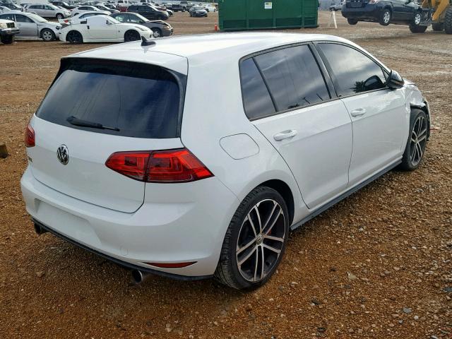 3VW447AU6HM067126 - 2017 VOLKSWAGEN GTI S/SE WHITE photo 4