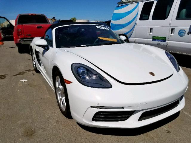 WP0CA2A89HS221509 - 2017 PORSCHE BOXSTER WHITE photo 1