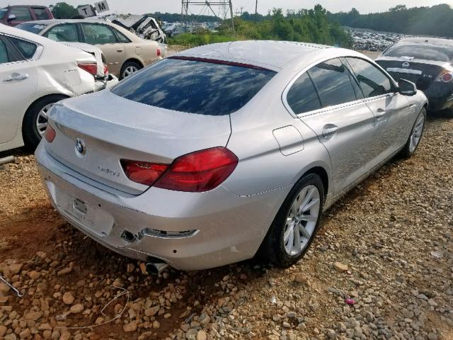 WBA6A0C54DDZ03987 - 2013 BMW 640 I SILVER photo 4