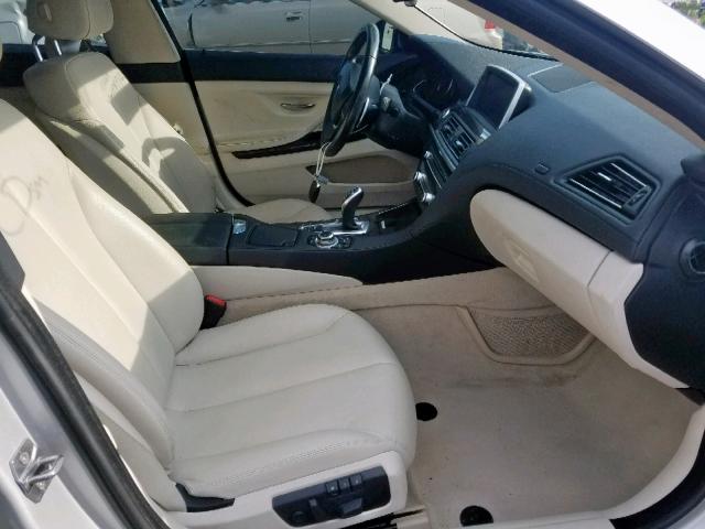 WBA6A0C54DDZ03987 - 2013 BMW 640 I SILVER photo 5