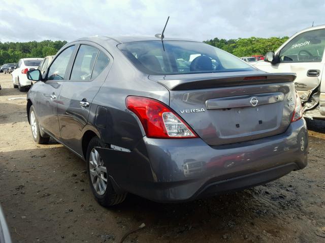 3N1CN7AP5HL870234 - 2017 NISSAN VERSA S GRAY photo 3