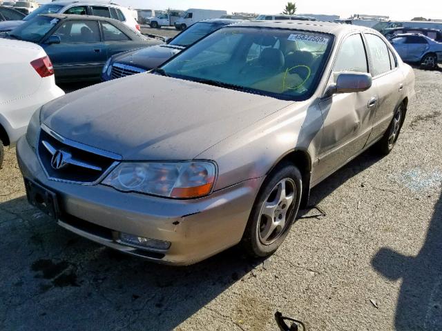 19UUA56623A064841 - 2003 ACURA 3.2TL GOLD photo 2