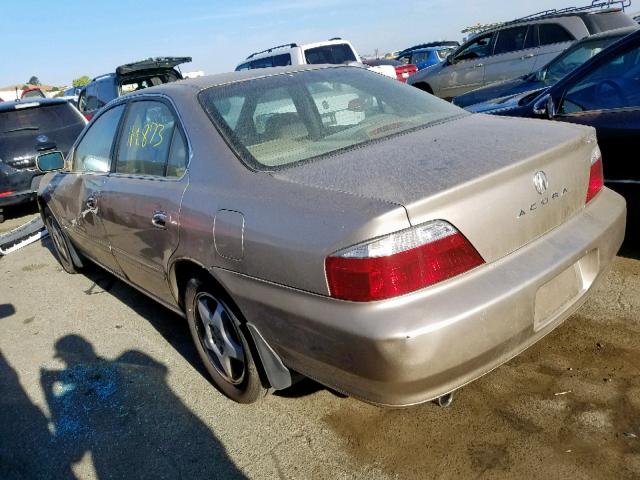 19UUA56623A064841 - 2003 ACURA 3.2TL GOLD photo 3