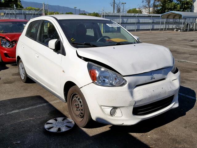 ML32A3HJ1FH045241 - 2015 MITSUBISHI MIRAGE DE WHITE photo 1