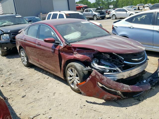 1C3CCCAB0FN561983 - 2015 CHRYSLER 200 LIMITE MAROON photo 1