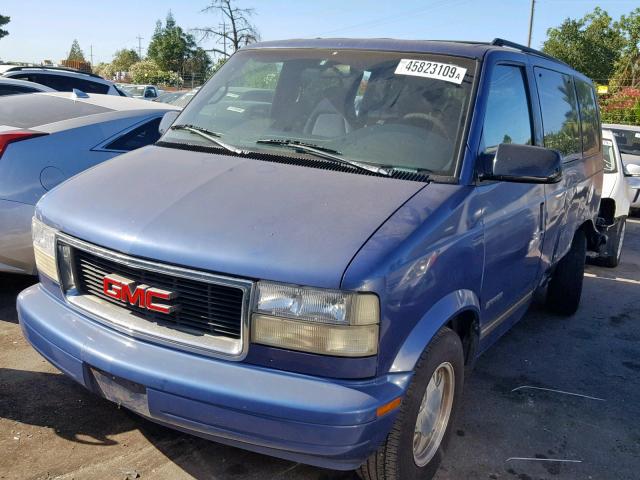 1GKDM19W0TB515709 - 1996 GMC SAFARI XT BLUE photo 2