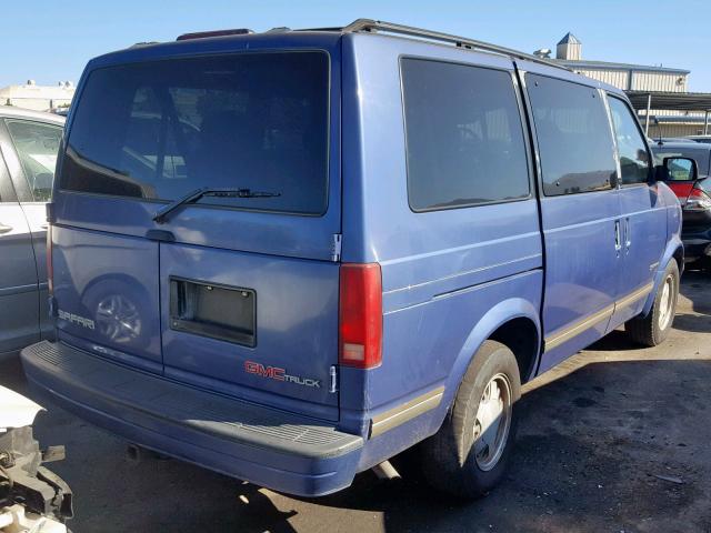 1GKDM19W0TB515709 - 1996 GMC SAFARI XT BLUE photo 4