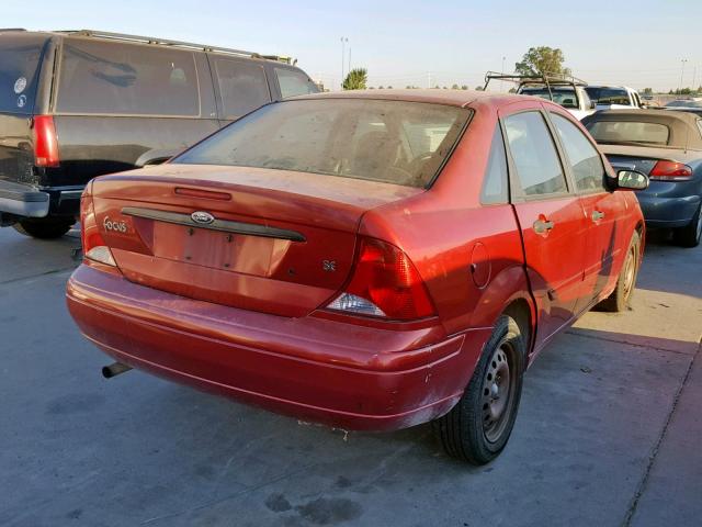 1FAFP34Z64W143379 - 2004 FORD FOCUS SE C RED photo 4