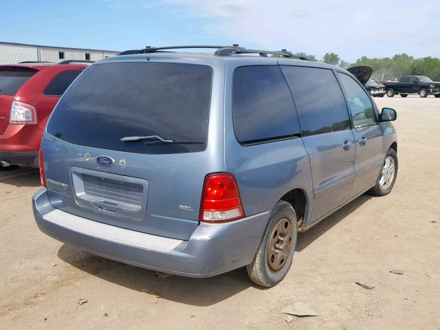 2FMZA52214BA56710 - 2004 FORD FREESTAR S BLUE photo 4