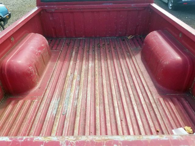 1N6ND11S9KC372838 - 1989 NISSAN D21 SHORT RED photo 6
