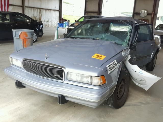 1G4AG55M5S6416498 - 1995 BUICK CENTURY SP BLUE photo 2