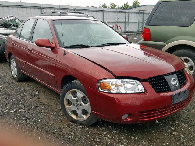 3N1CB51D04L859042 - 2004 NISSAN SENTRA 1.8 BURGUNDY photo 1