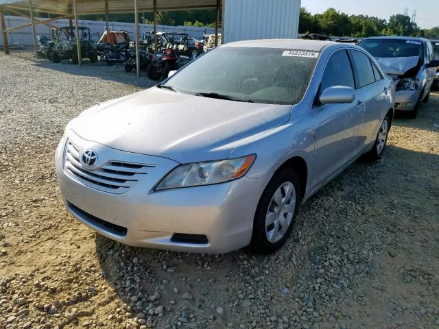 4T1BE46K27U717458 - 2007 TOYOTA CAMRY NEW SILVER photo 2