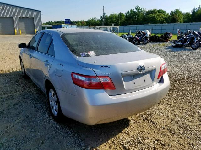 4T1BE46K27U717458 - 2007 TOYOTA CAMRY NEW SILVER photo 3