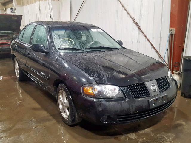 3N1AB51A64L740750 - 2004 NISSAN SENTRA 2.5 BLACK photo 1