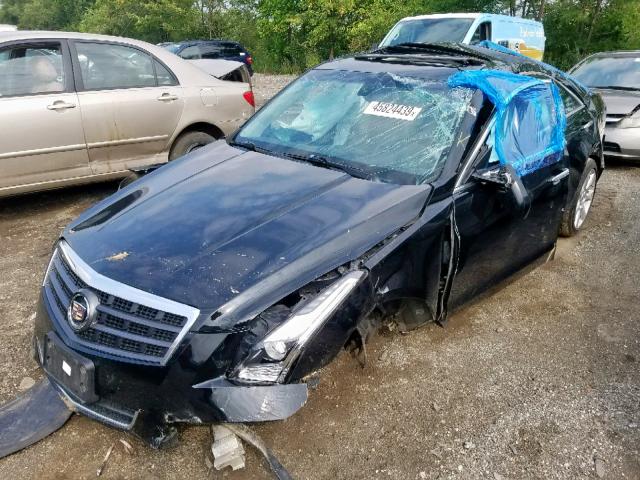 1G6AG5RX0D0166878 - 2013 CADILLAC ATS BLACK photo 2