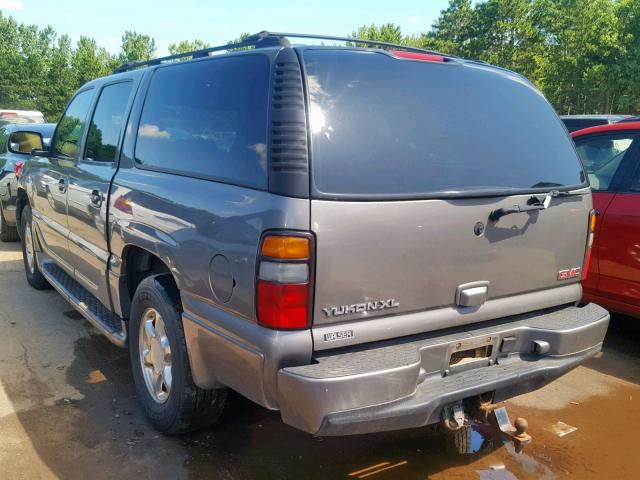 1GKFK66U85J174034 - 2005 GMC YUKON XL D GRAY photo 3