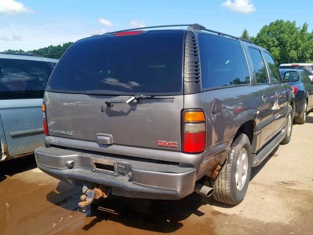 1GKFK66U85J174034 - 2005 GMC YUKON XL D GRAY photo 4