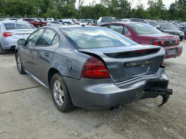 2G2WS522151145032 - 2005 PONTIAC GRAND PRIX GRAY photo 3