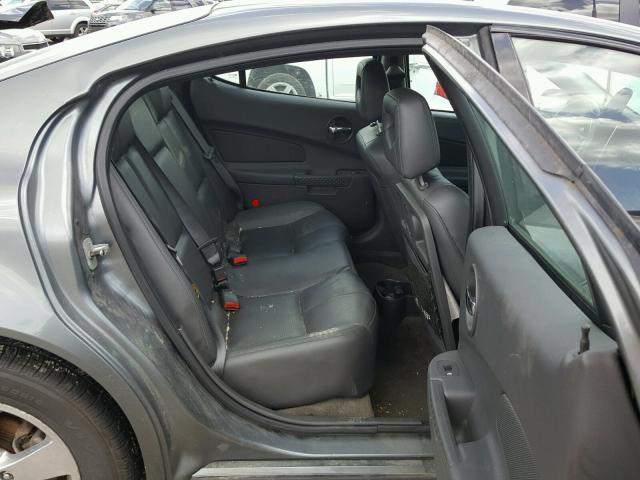 2G2WS522151145032 - 2005 PONTIAC GRAND PRIX GRAY photo 6