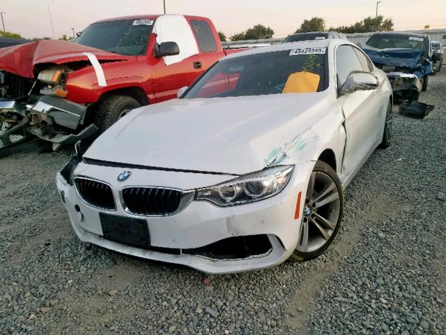 WBA3N7C5XGK226301 - 2016 BMW 428 I WHITE photo 2