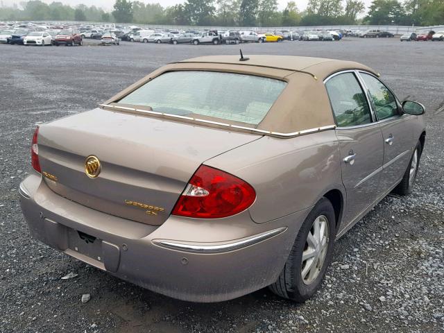 2G4WD582261133756 - 2006 BUICK LACROSSE C TAN photo 4